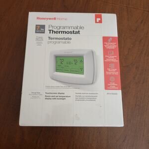 Honeywell 7-Day Touchscreen Programmable Thermostat, White, RTH7600D New, sealed